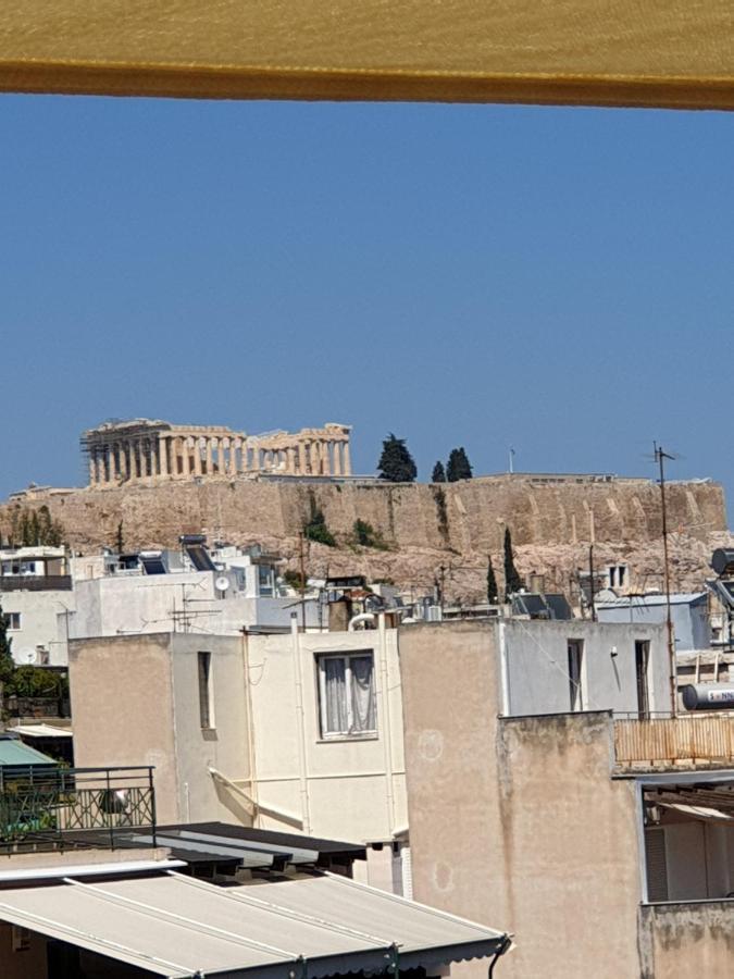 Renovated Studio With Roof Garden Access, 15 M Walk To Acropolis Apartment Athens Luaran gambar